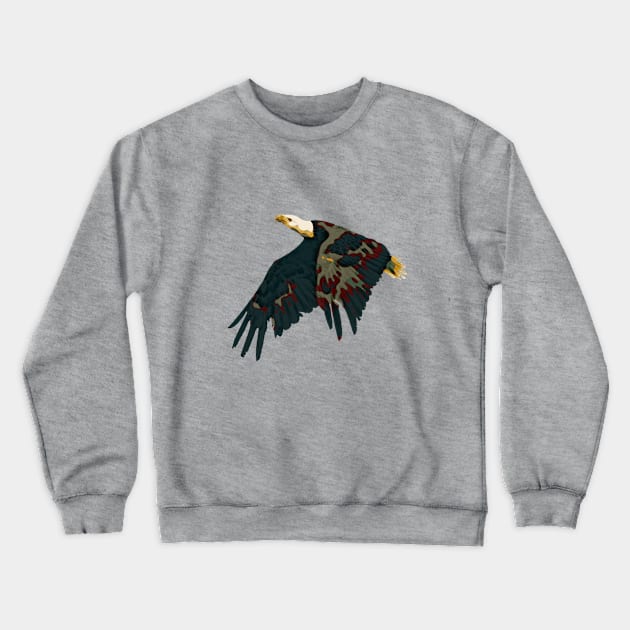 flying eagle Crewneck Sweatshirt by Shirtsy